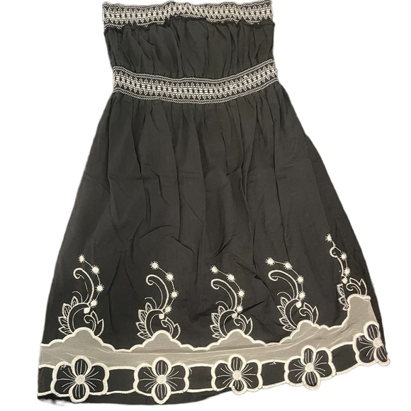 Speed Control Dresses Speed Control New York Black White Strapless